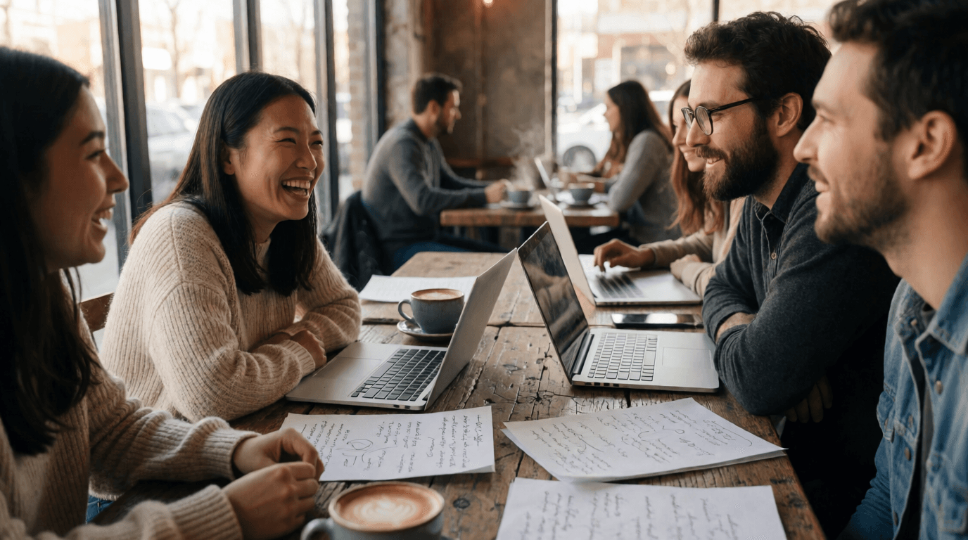 customer service business team criar comunidade clientes perto